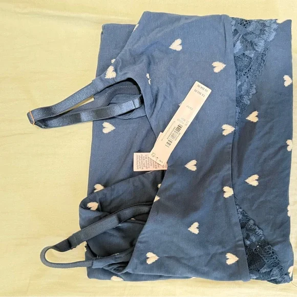 Victoria's Secret Blue and White Polka Dot Chemise XS - Picture 4 of 4